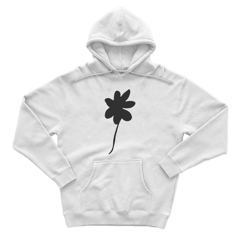 Silhouette de fleur Homme Sweat à capuche