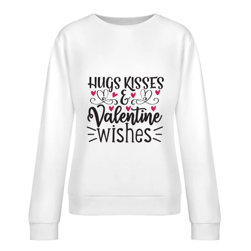Amour et souhaits de la Saint-Valentin Femme Sweat-shirt à enfiler