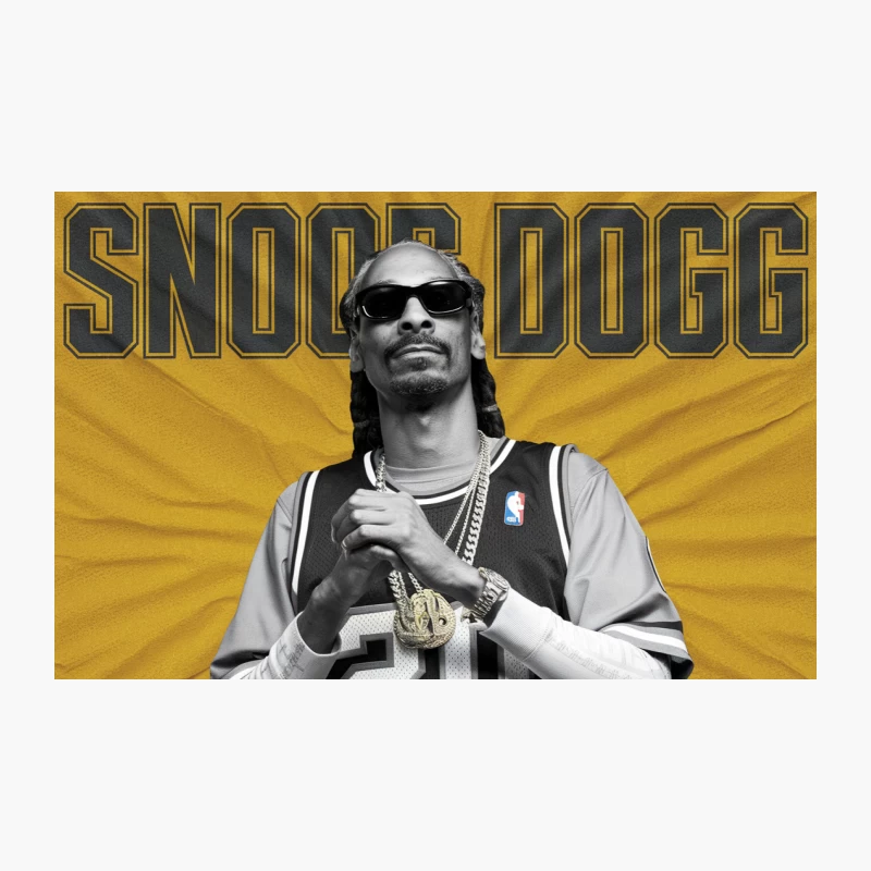 Iconic Rapper in NBA Jersey with Bling 2 Travel Mug