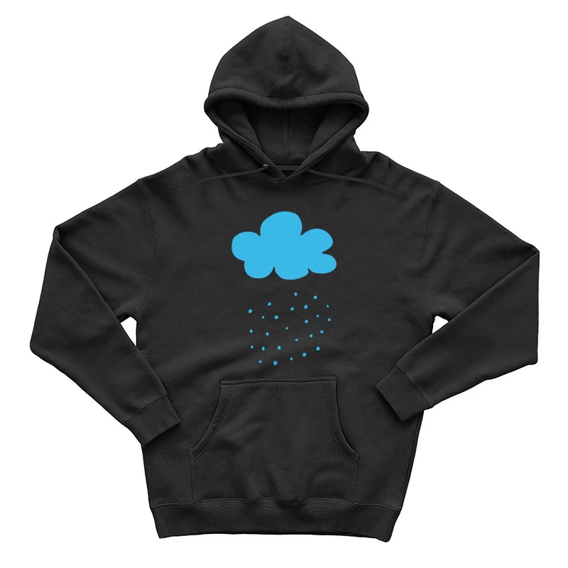 Nuage de pluie bleu Homme Sweat à capuche