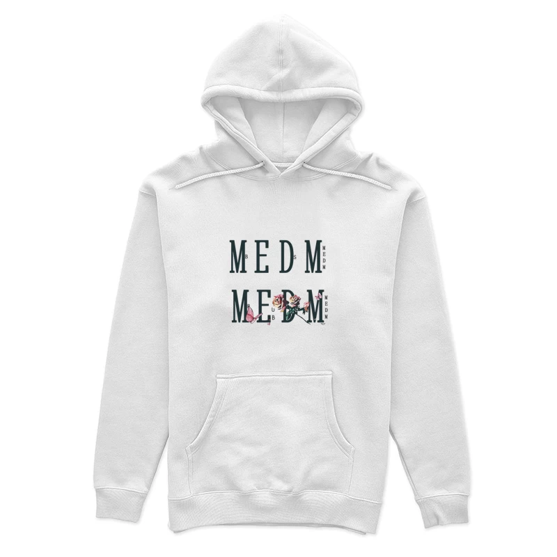 Design floral avec texte Femme Sweat à capuche
