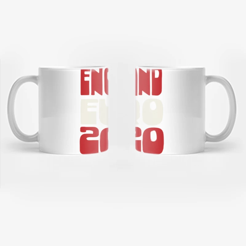 England  Euro 2020 Football Fan Design Coffee Mug