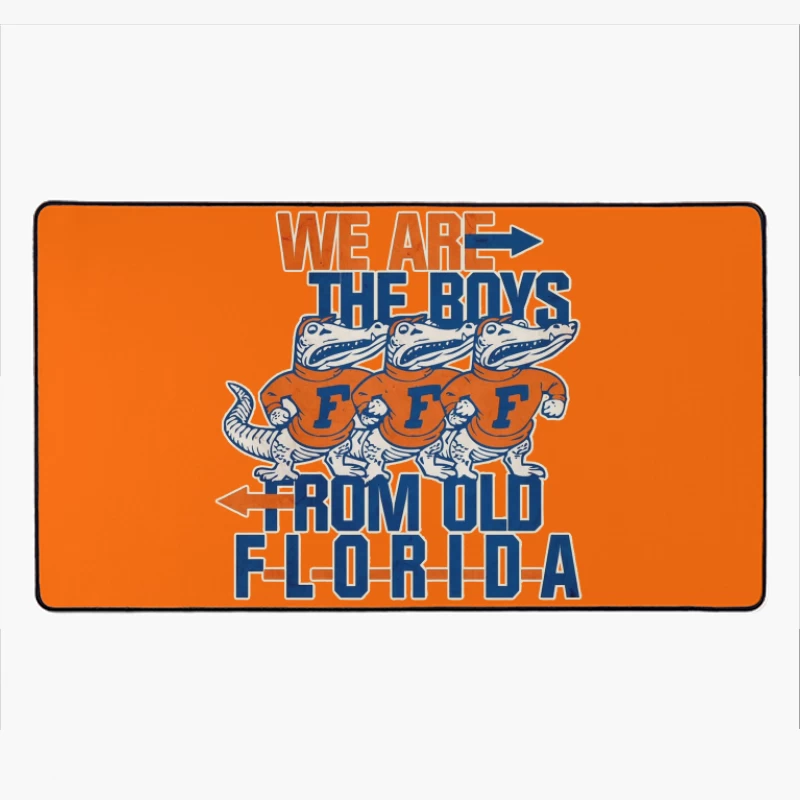 Vintage College Sports - Florida Gators "WE ARE THE BOYS" Desk Mat