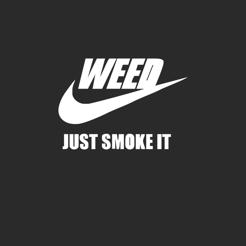 Weed - Just Smoke It - Mens Funny Baseball Cap