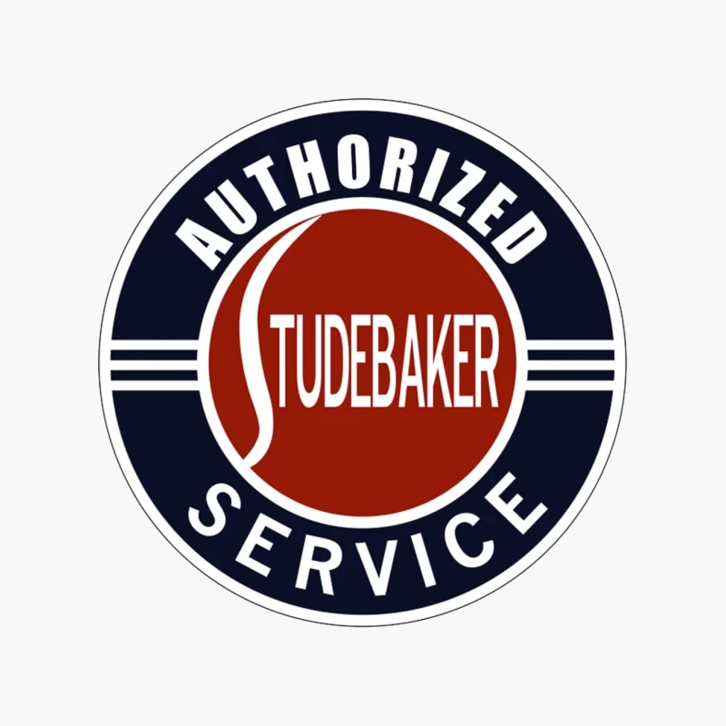 Vintage Authorized Studebaker Service Station Logo Cotton Tote Bag