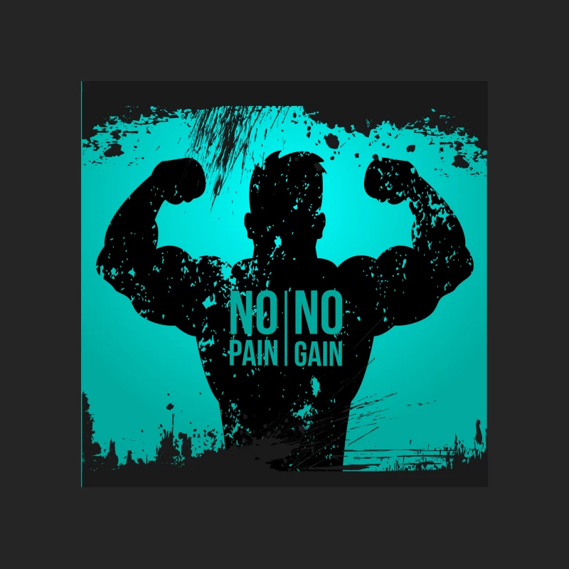 Motivation Musculation - No Pain No Gain Homme Sweat-shirt à enfiler