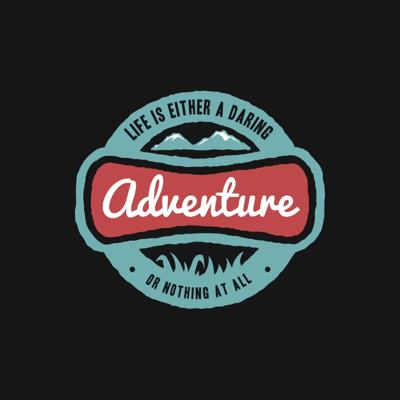 Citation Inspirante sur l'Aventure Homme Manches Longues T-Shirt