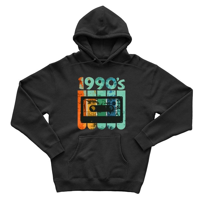 Retro 1990er Jahre Kassetten-Design Herren Pullover Hoodie