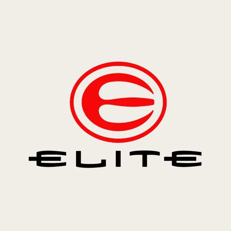 Elite Sports Brand Red and White Minimal Logo Bucket Hat