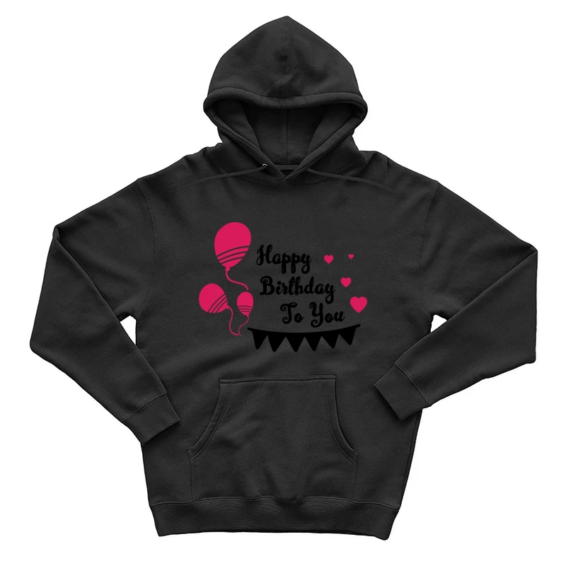 Balloons et cœurs roses Homme Sweat à capuche