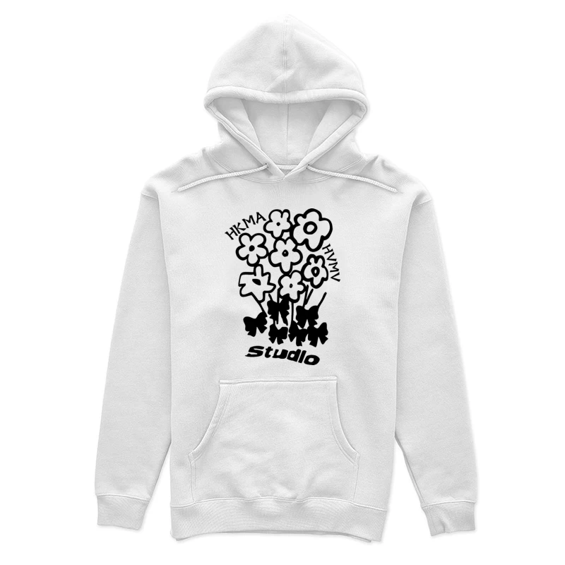 Blumendesign von Hikma Studio Damen Pullover Hoodie