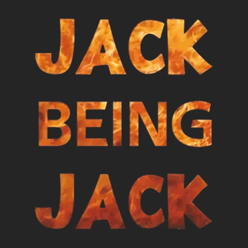 Jack Being Jack - Feuerdesign Herren Pullover Sweatshirt