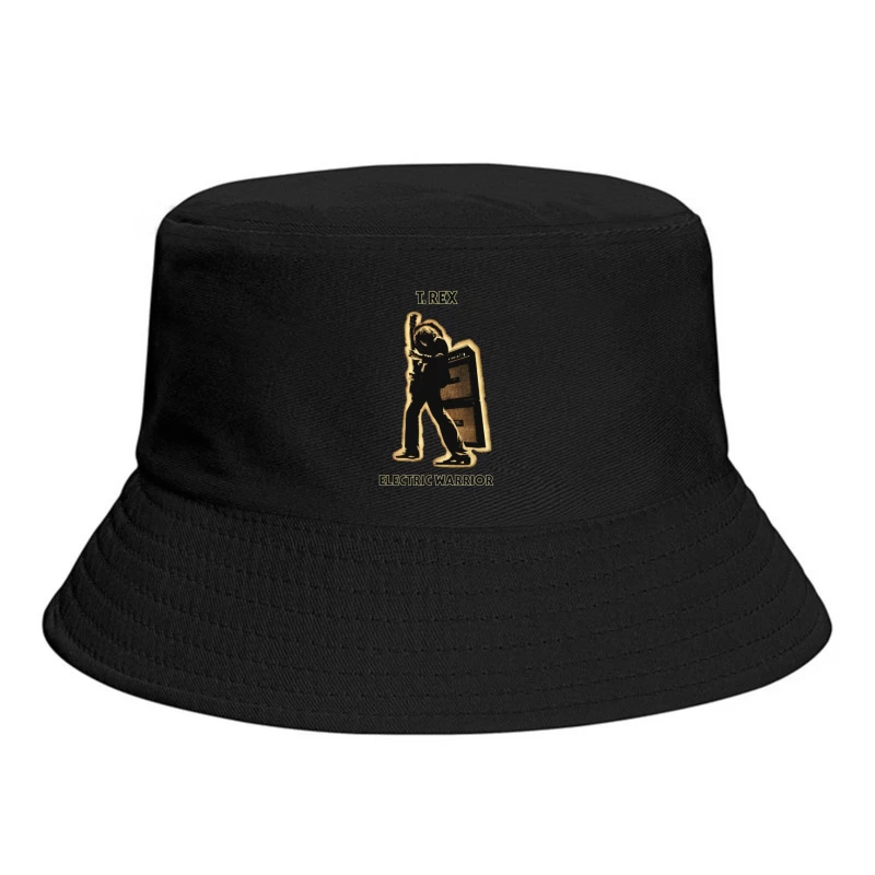 T.Rex 'Electric Warrior' Classic Rock Album Cover Silhouette Bucket Hat