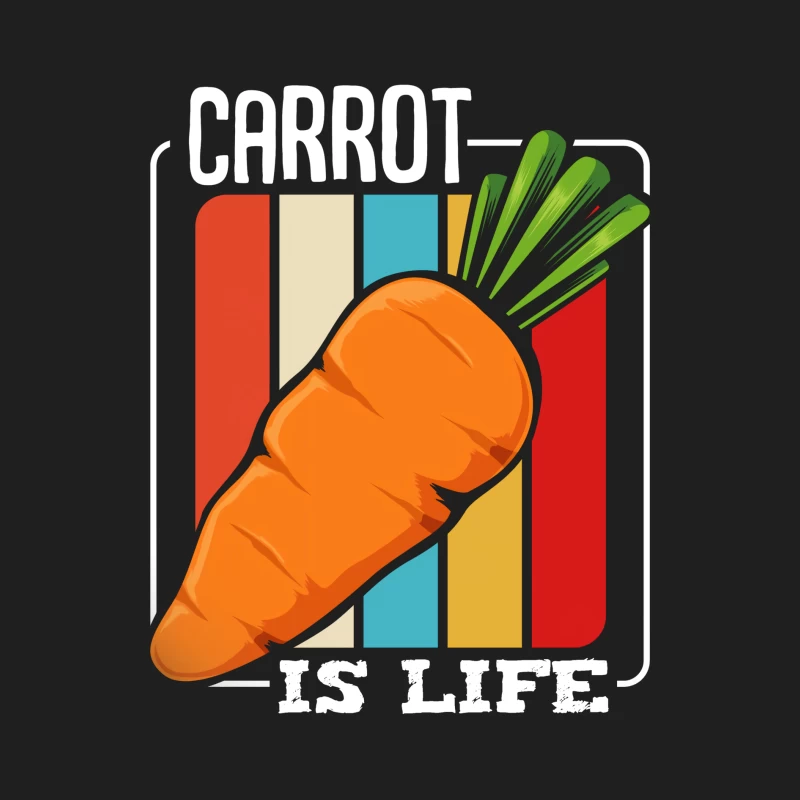 Karotte ist Leben Retro Design Herren Tanktops