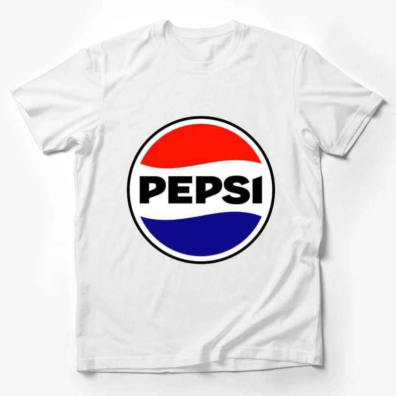 Classic Pepsi Cola Circular Logo Design Male T-Shirt