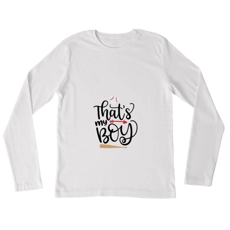 Design de baseball pour garçon Femme Manches Longues T-Shirt