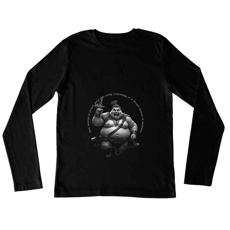 Warrior 3d toon Female Long Sleeve T-Shirt