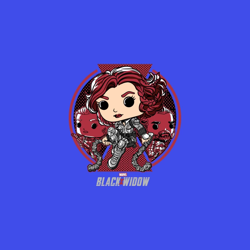 Marvel Black Widow Character Art Desk Mat