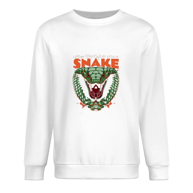 Design Urbain de Serpent Streetwear Homme Sweat-shirt à enfiler