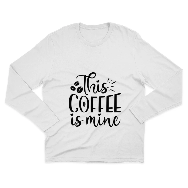 Mon Café Préféré Homme Manches Longues T-Shirt