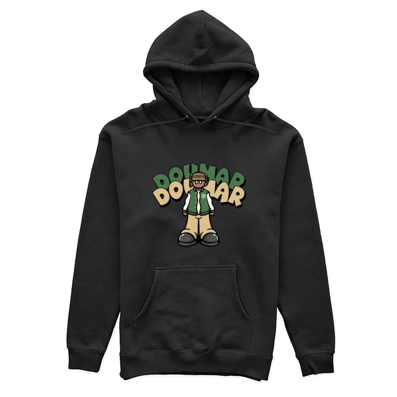 Cartoon-Figur mit Buchstaben-Design Damen Pullover Hoodie