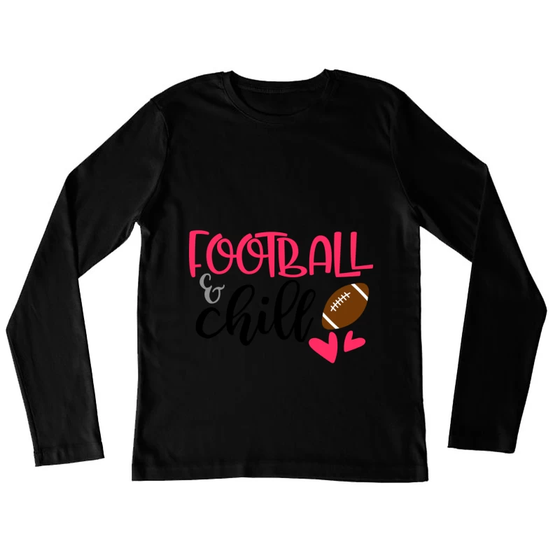 Football et détente Femme Manches Longues T-Shirt