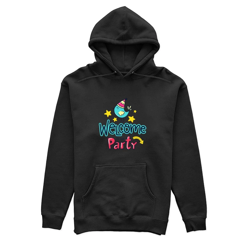 Bienvenue à la fête avec un oiseau joyeux Femme Sweat à capuche