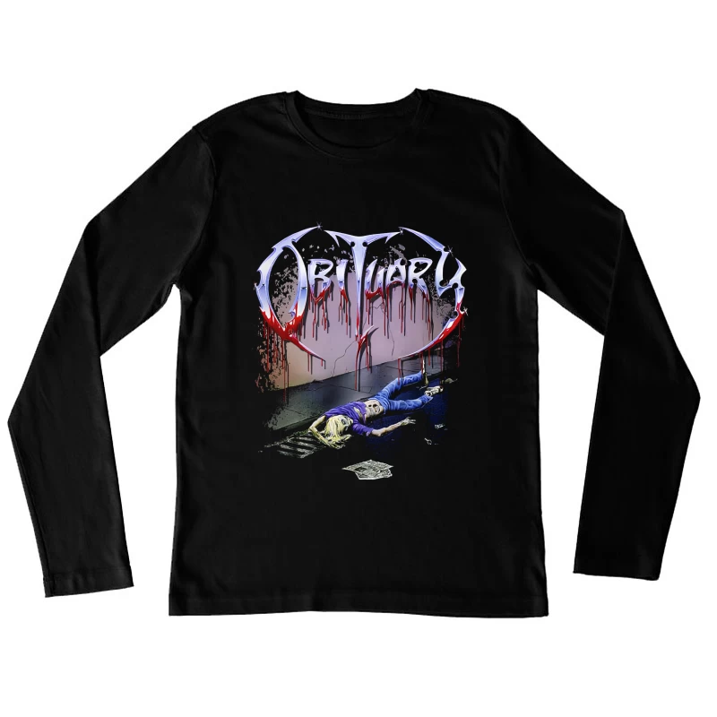 Obituary Slowly We Rot 3 Female Long Sleeve T-Shirt