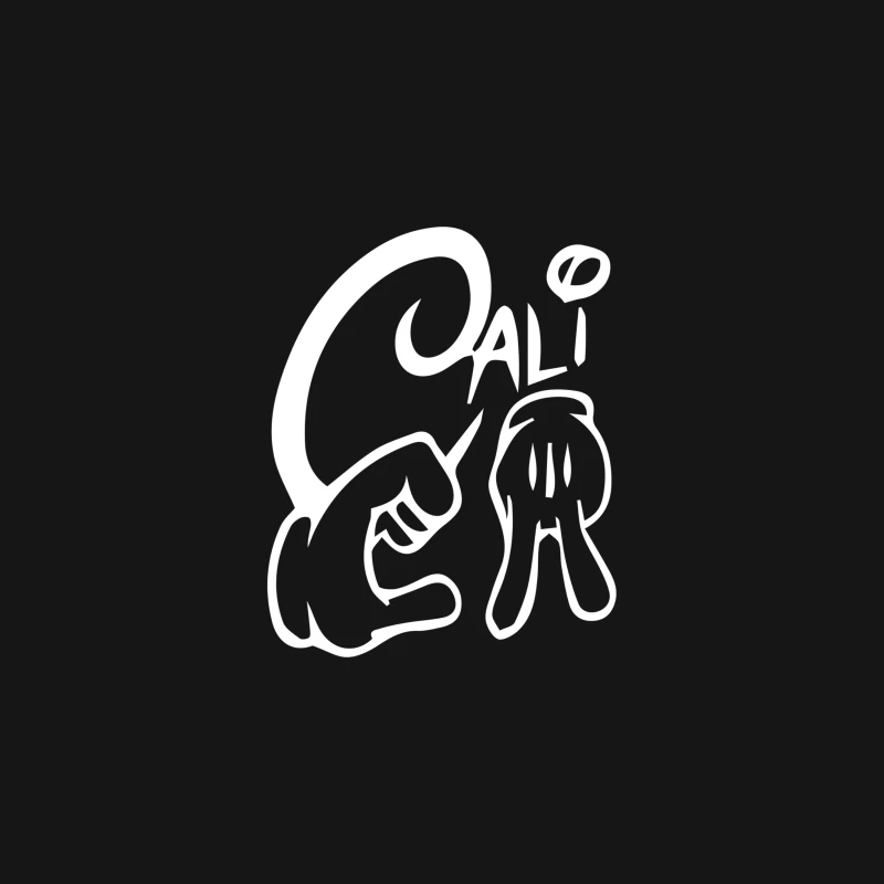 California Love Cali Finger Sign Desk Mat