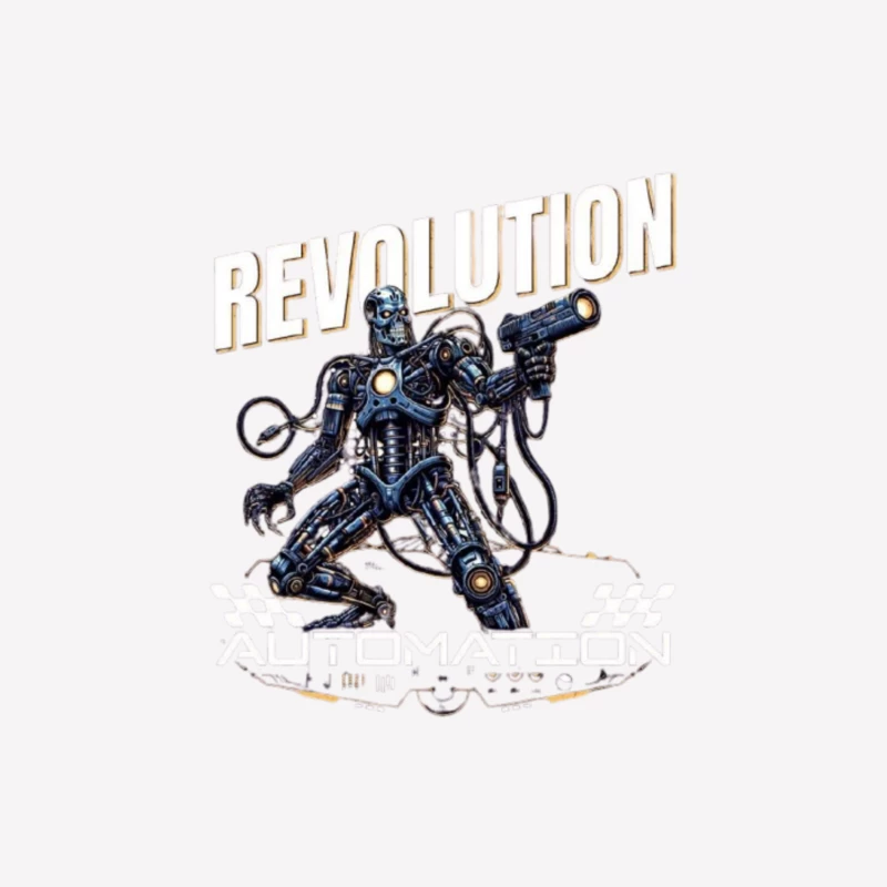 Combat Robot Revolution Sci-Fi Art Female T-Shirt