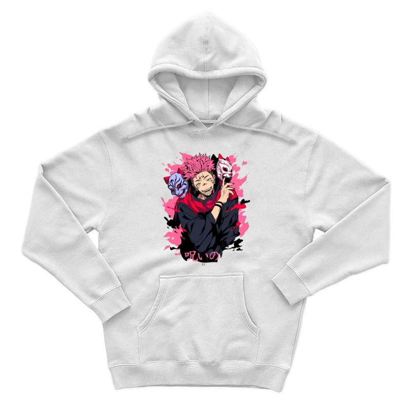 Anime-Charakter mit Masken Herren Pullover Hoodie
