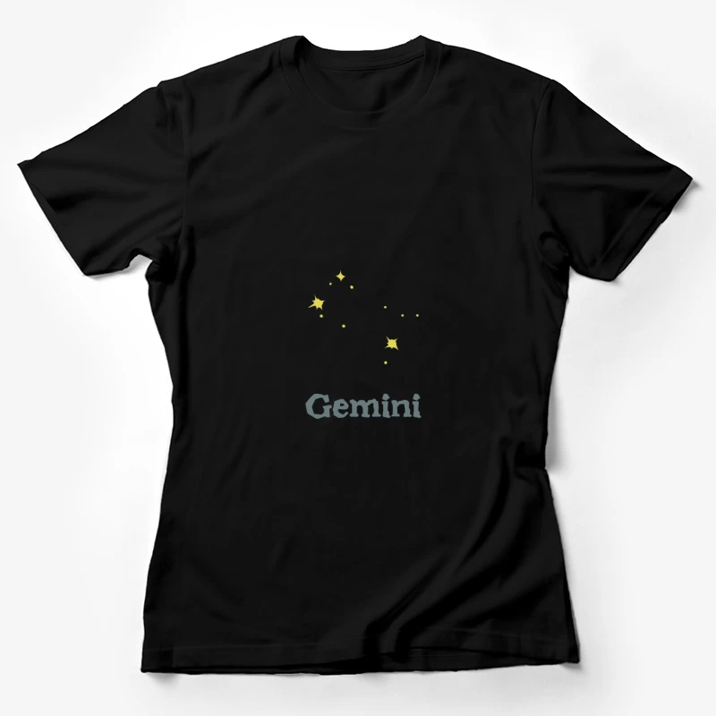 Gemini Sternbild Illustration Damen T-Shirt