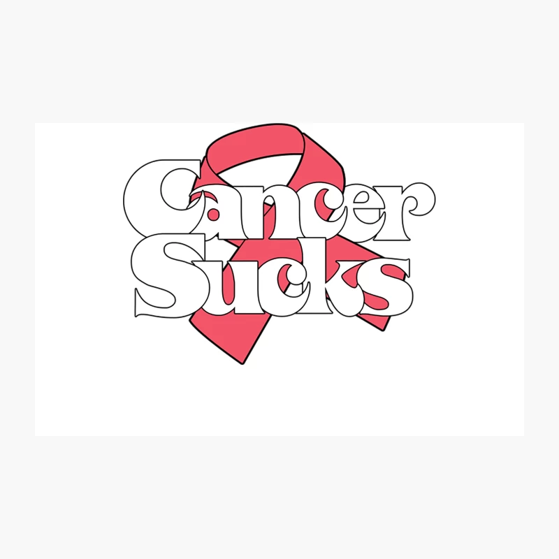 Cancer Sucks  Original Cancer Awareness Design Travel Mug