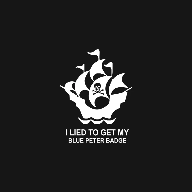 I Lied to Get My Blue Peter Badge Desk Mat