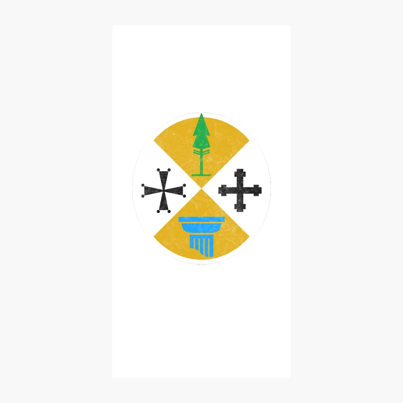 Calabria Italy  Italian Region Vintage Look Design iPhone Case