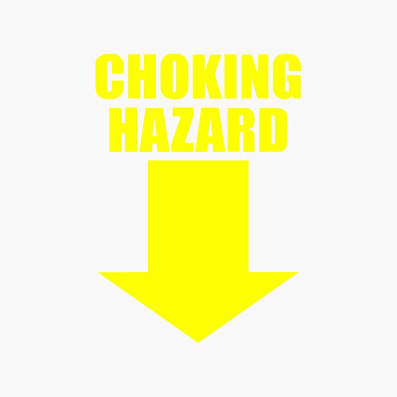 CHOKING HAZARD Cotton Tote Bag