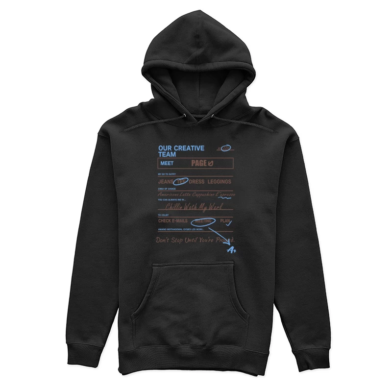 Kreativteam Vorstellung Damen Pullover Hoodie