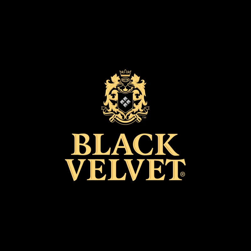 BLACK VELVET CANADIAN WHISKY Throw Pillow
