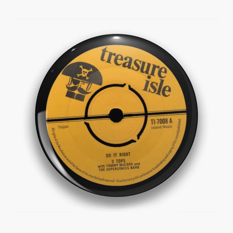 Treasure Isle Records Pin