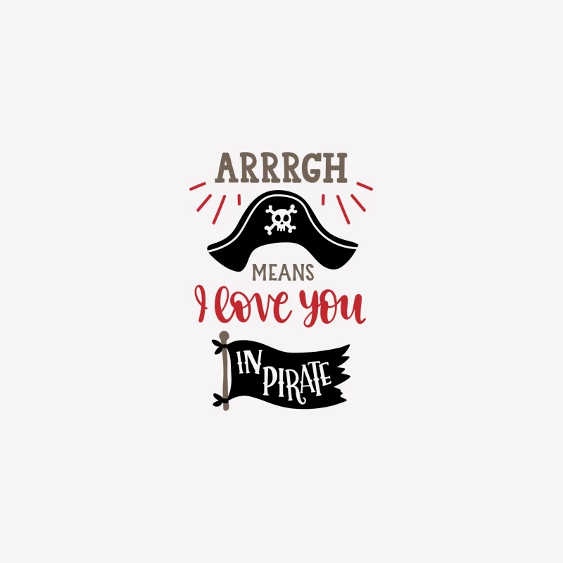 Expression pirate d'amour Femme T-Shirt