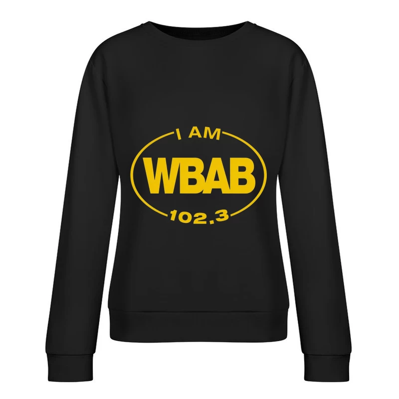 WBAB Radio Female Pullover Sweatshirt