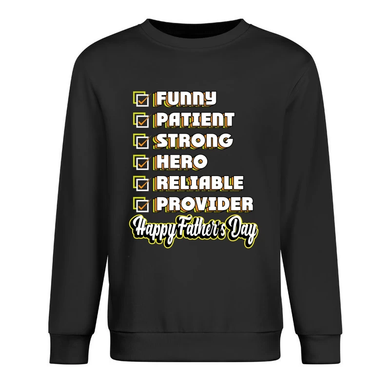Célébration de la Journée des Pères Homme Sweat-shirt à enfiler