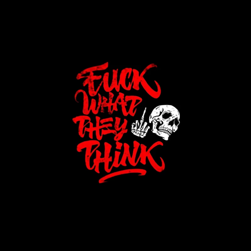 Rebellious Skull Graffiti Art Travel Mug