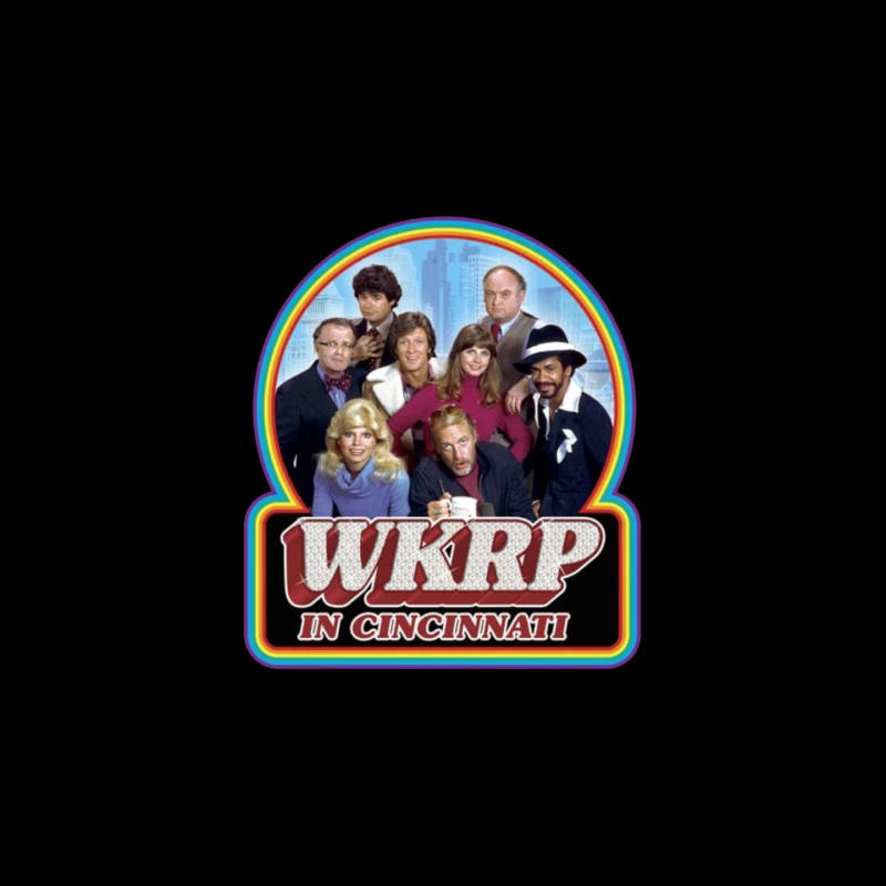 WKRP in Cincinnati skyline logo 6 Mouse Pad