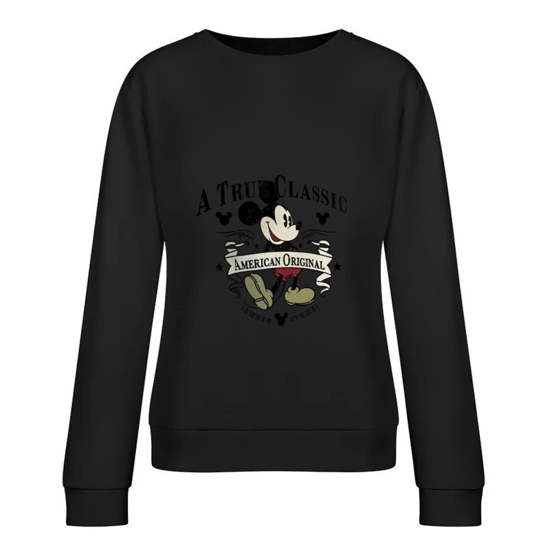Personnage de dessin animé classique Femme Sweat-shirt à enfiler