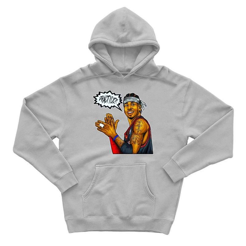 Allen Iverson - We Talkin' 'Bout PRACTICE?! Male Pullover Hoodie