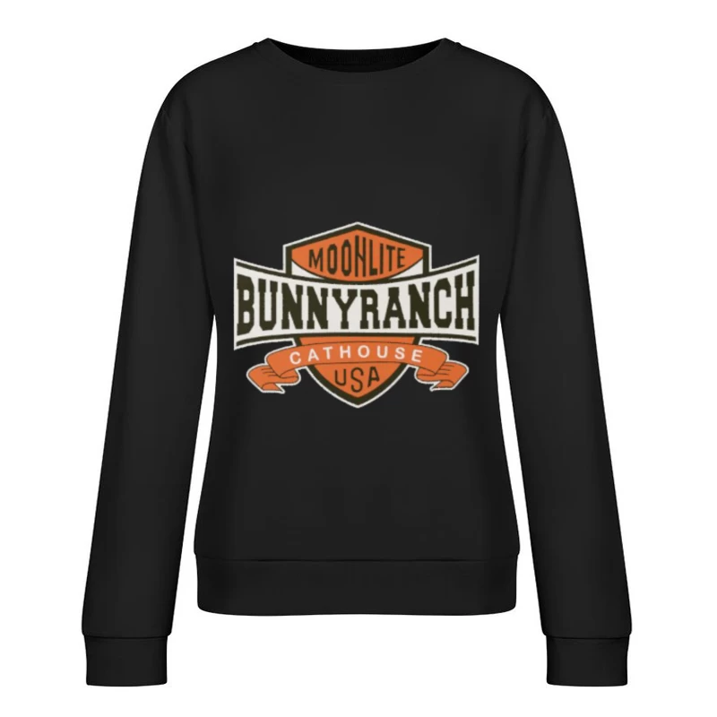 Moonlite BunnyRanch Cathouse US Female Pullover Sweatshirt