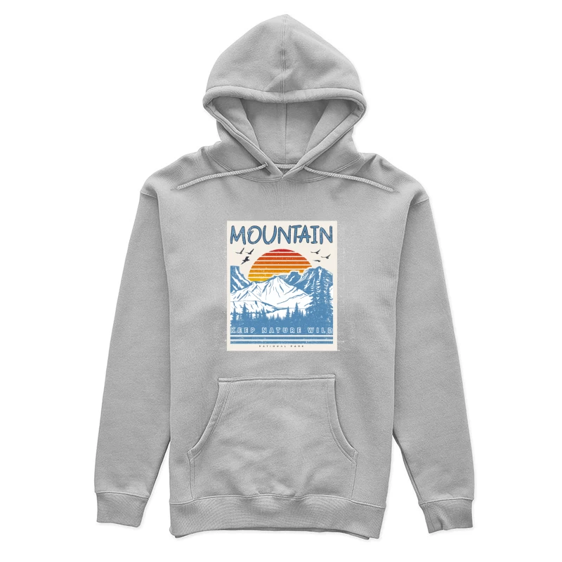 Berglandschaft bei Sonnenuntergang Damen Pullover Hoodie