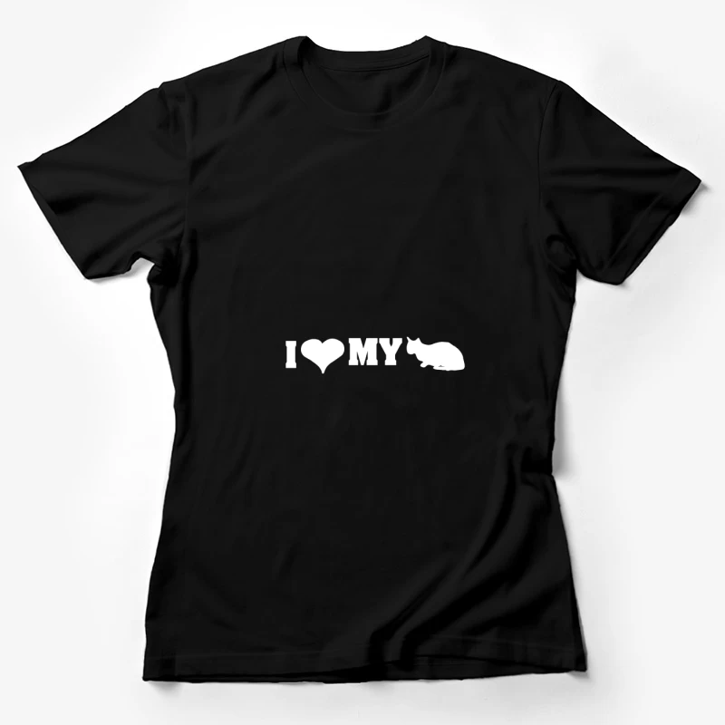 J'aime mon chat Femme T-Shirt
