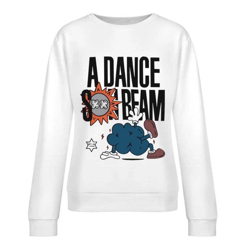 Tanzender Wolkenstrahl Damen Pullover Sweatshirt